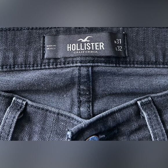NWOT … HOLLISTER “Size: 31 x 32” Skinny Epic Flex Black Jeans - Picture 5 of 6